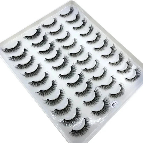 Pairs false eyelashes mink - false,