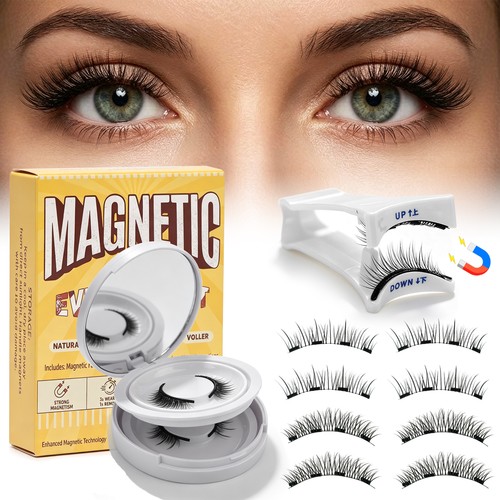 Reusable magnetic eyelashes - magnetic,
