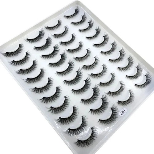 Pairs false eyelashes mink - 20,